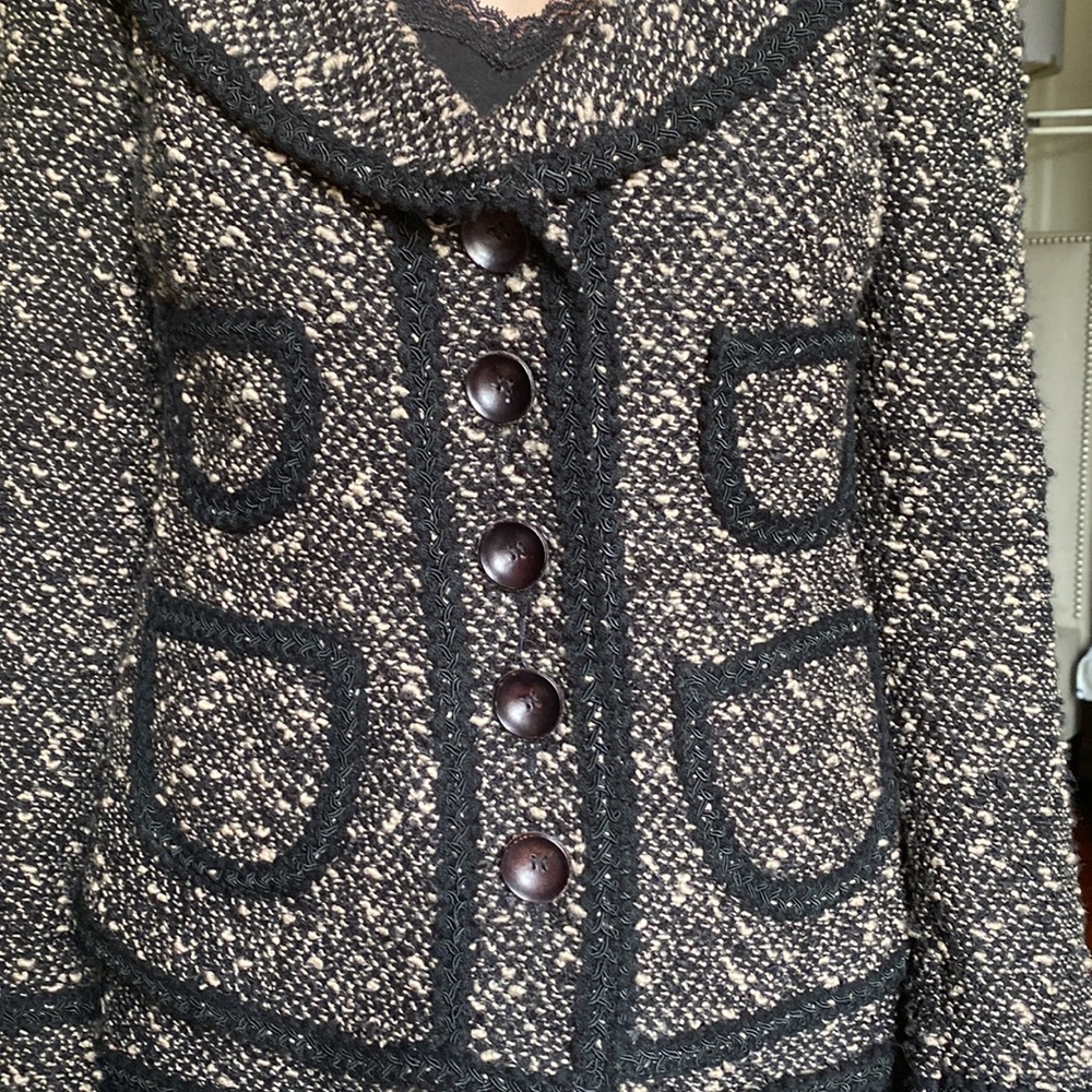 Nanette Lepore Tweed Blazer - Picture 5 of 16